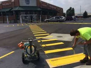 DJ Walgreens Line Painting