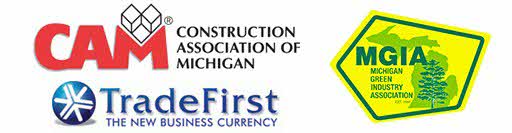 Michigan logos-Trade First-Construction Association-Michigan Green Industry