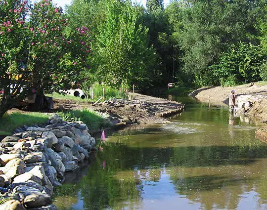 Featured Project 3-Ferry Drain Troy, Michigan 3 Ferry Drain Bank Curves