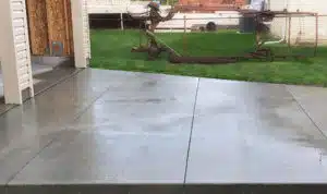 DJ New Concrete Driveway installation