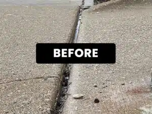 &J Concrete Grinding-Before