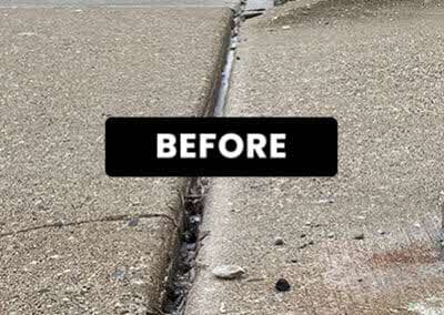 &J Concrete Grinding-Before