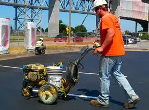 D&J Offers Quality Asphalt Striping