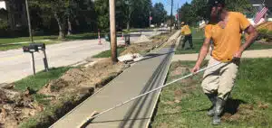 DJ Concrete installation and repair sidewalk