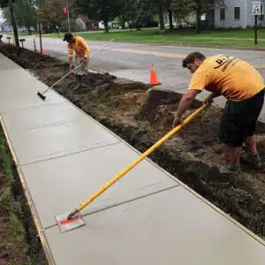 DJ Sidewalk Install