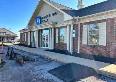 Fifth Third Bank Fremont OH Temporary Ramp For Wheelchair Accessibility