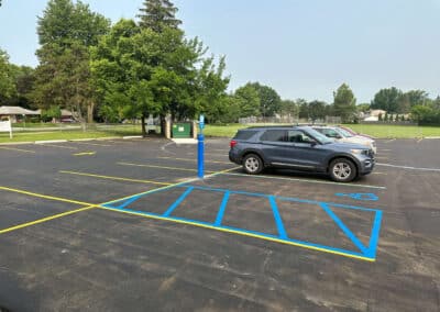 Montessori School Parking Lot Striping