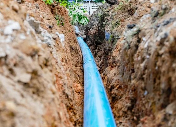 Water Line in Columbus Township, MI