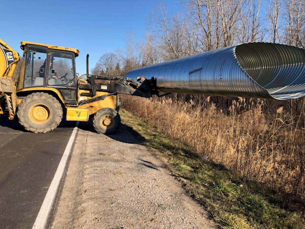 Culvert Installation in East China, MI