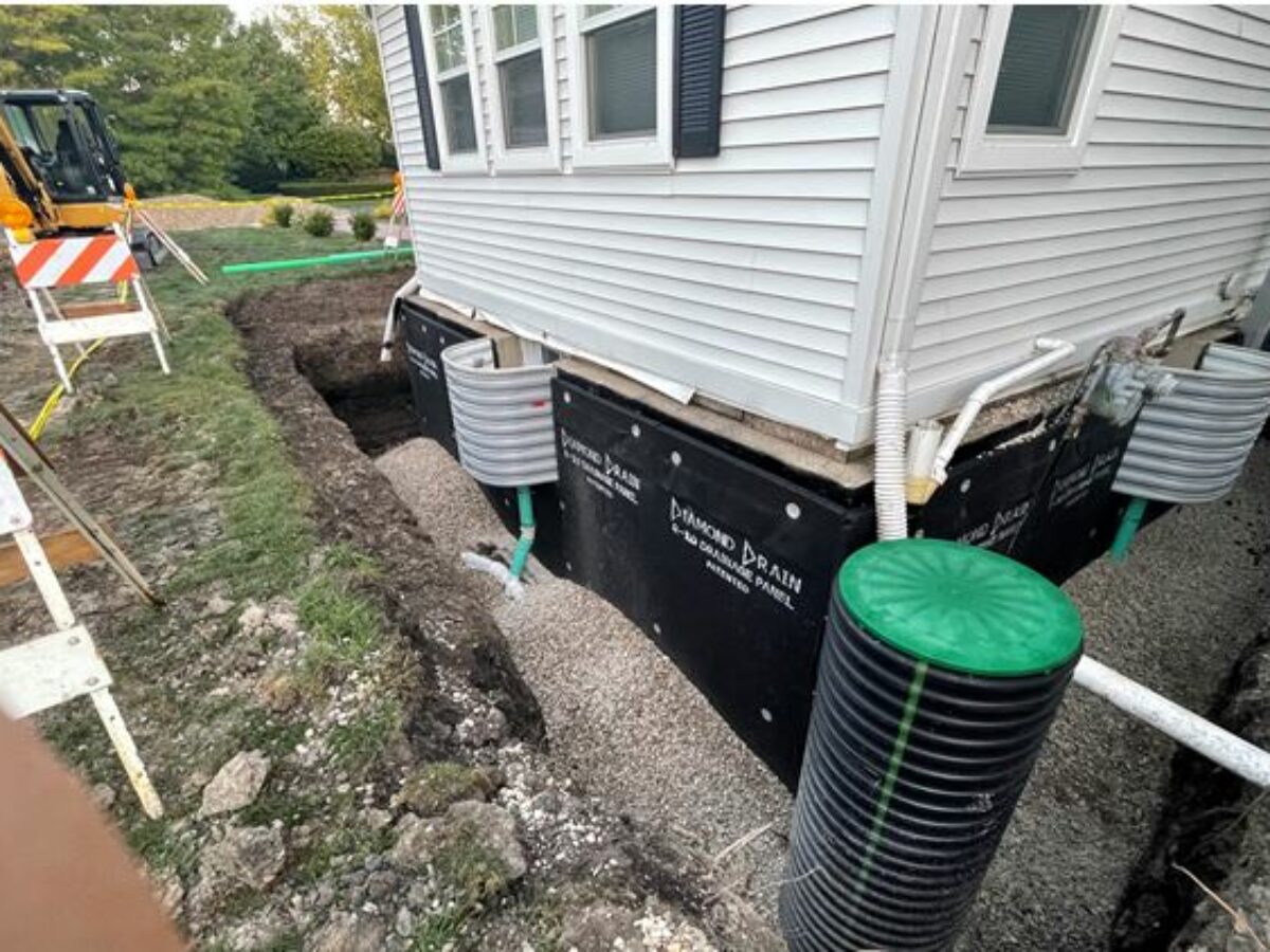 Foundation Drain in Almont Township, MI