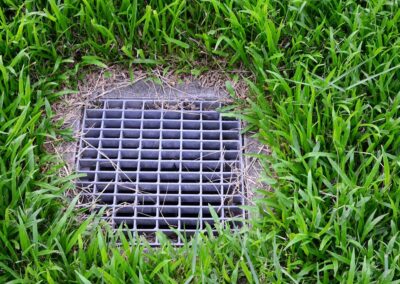 Residential Storm Yard Drainage Site Work