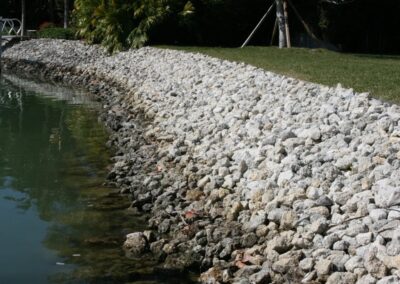 Rip Rap Erosion Prevention Site Work
