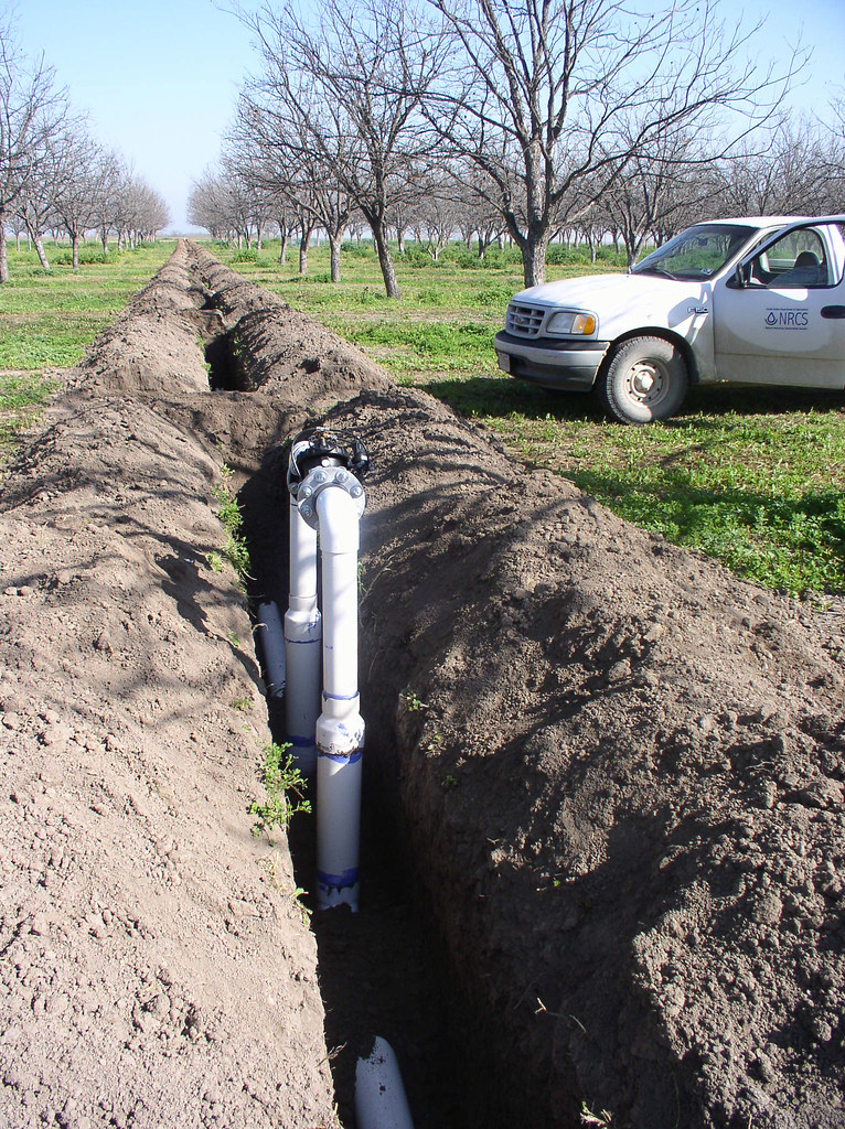 Trench For Water Line in Lake Orion, MI