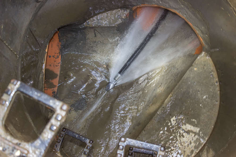 Sewer Clean Out in East China, MI