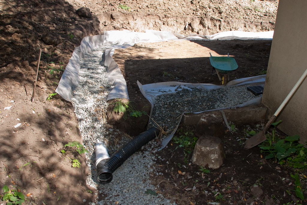 French Drain Installation in Center Line, MI