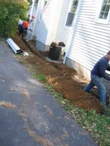 residential french drain