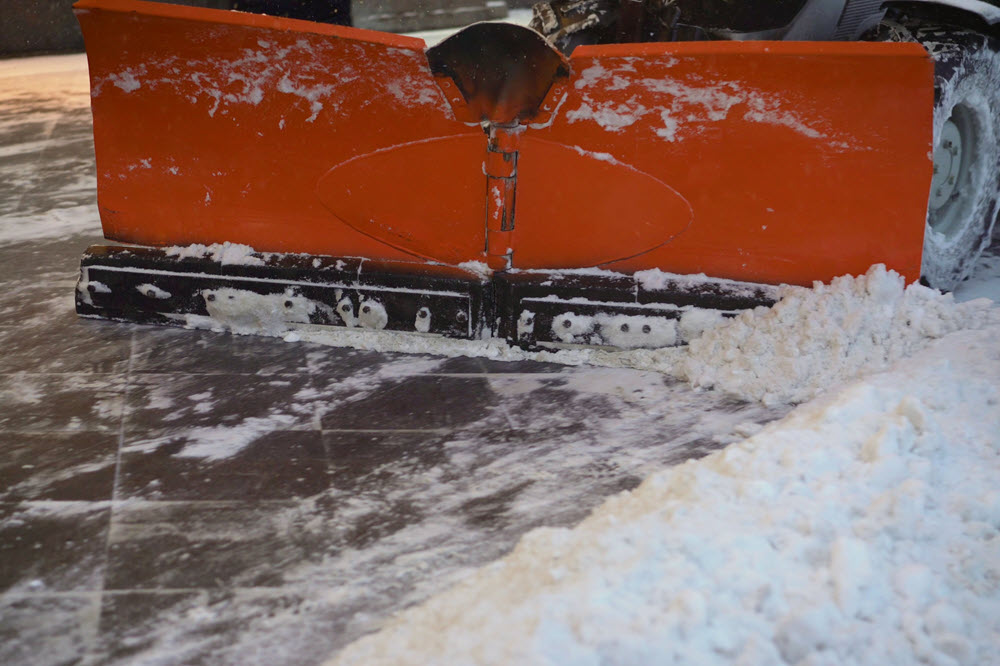 Commercial Snow Plowing in Center Line, MI