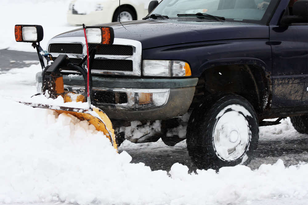 Commercial Snow Plowing in Anchor Bay Harbor, MI