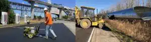 DJ Contracting Asphalt Concrete Striping Site Work