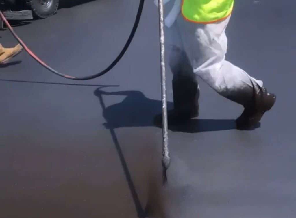 SealCoating_Protective_Gear_B Commercial sealcoating application Southeast Michigan